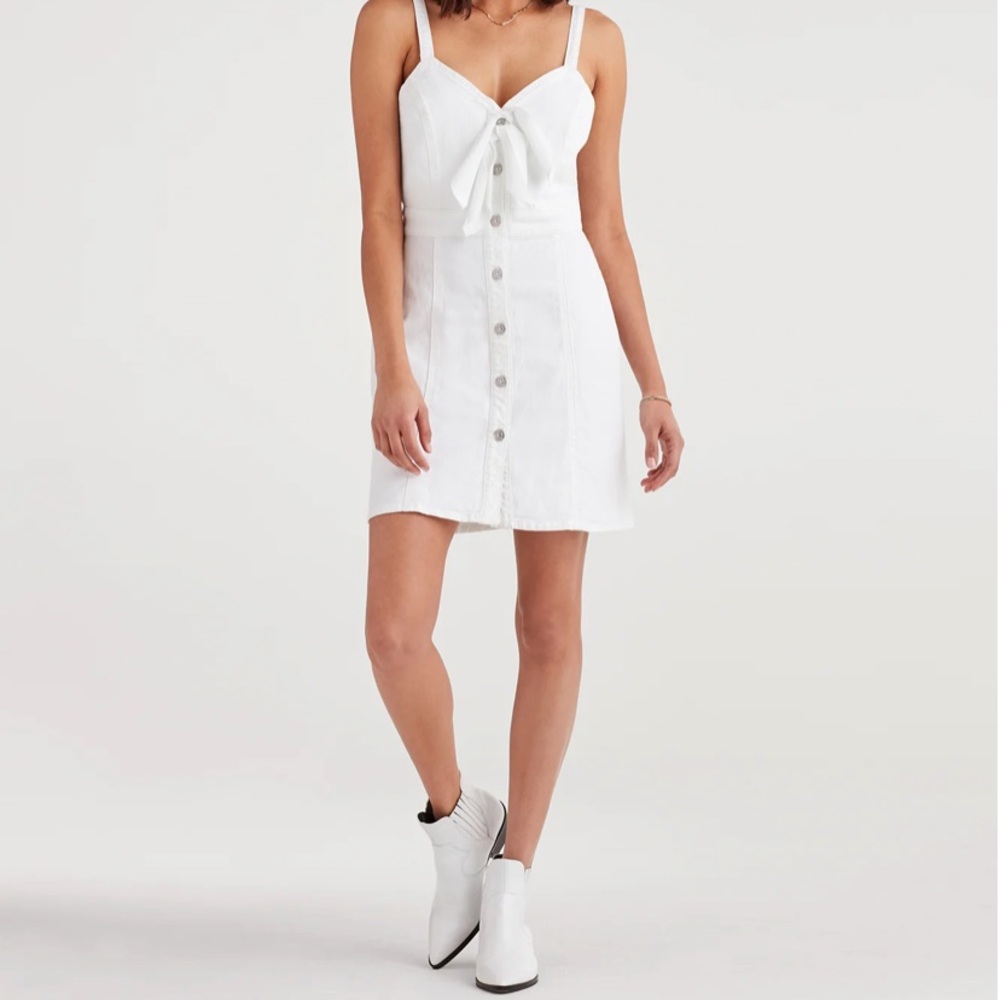 7 For All Mankind Double Tie Dress, S